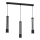 Chandelier on a string ESTILO 3xGU10/40W/230V black