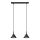 Chandelier on a string ETNA 2xGX53/15W/230V black