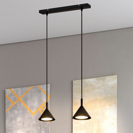 Chandelier on a string ETNA 2xGX53/15W/230V black