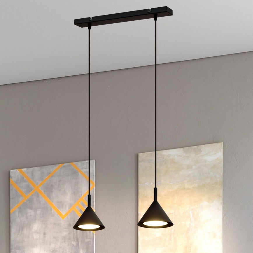 Chandelier on a string ETNA 2xGX53/15W/230V black