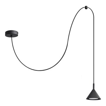Chandelier on a string ETNA LONG 1xGX53/15W/230V black