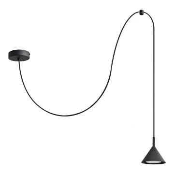 Chandelier on a string ETNA LONG 1xGX53/15W/230V black