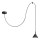 Chandelier on a string ETNA LONG 1xGX53/15W/230V black