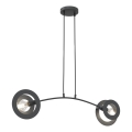 Chandelier on a string EUFORIA 2xE27/15W/230V black