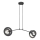 Chandelier on a string EUFORIA 2xE27/15W/230V black