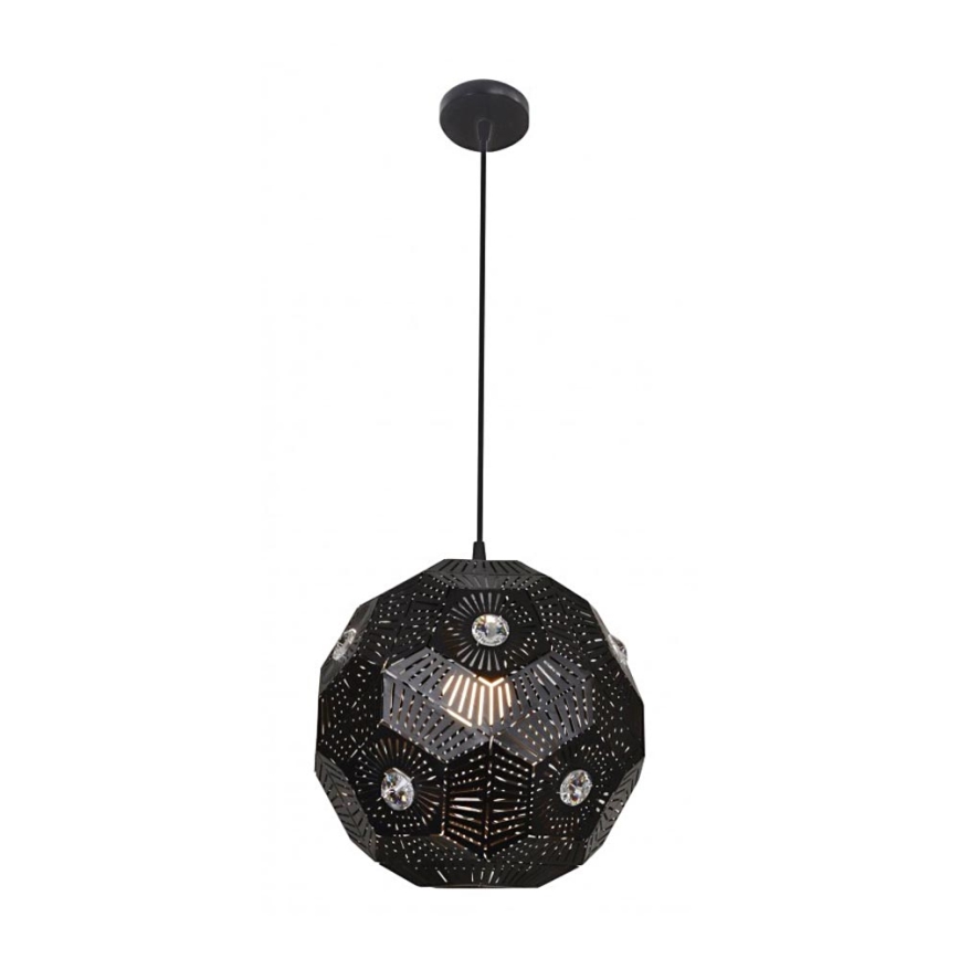 Chandelier on a string EUPHORIA 1xE27/40W/230V black