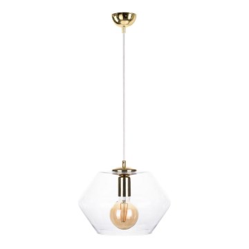 Chandelier on a string EVEL 1xE27/60W/230V gold