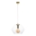 Chandelier on a string EVEL 1xE27/60W/230V gold