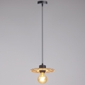 Chandelier on a string FALCO 1xE27/60W/230V d. 20 cm beige