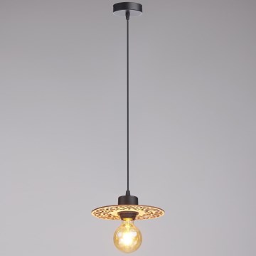 Chandelier on a string FALCO 1xE27/60W/230V d. 20 cm beige