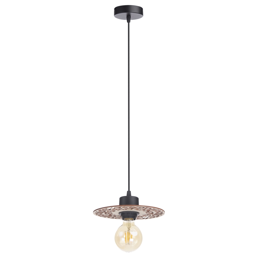 Chandelier on a string FALCO 1xE27/60W/230V d. 20 cm beige