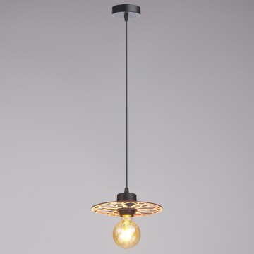 Chandelier on a string FALCO 1xE27/60W/230V d. 20 cm beige