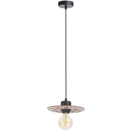 Chandelier on a string FALCO 1xE27/60W/230V d. 20 cm beige