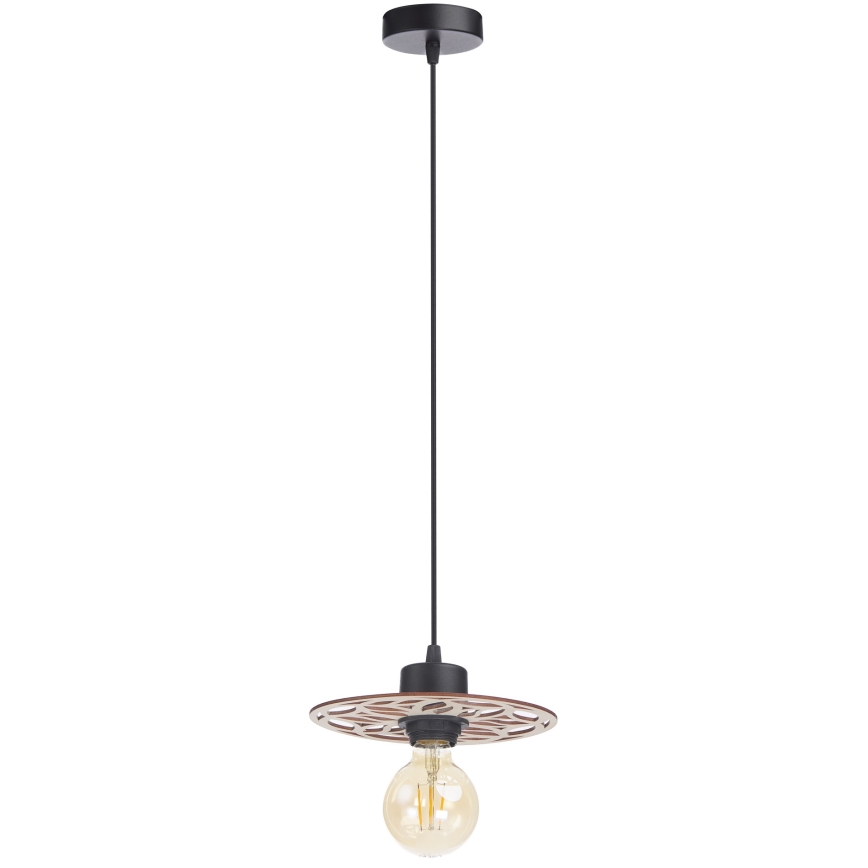 Chandelier on a string FALCO 1xE27/60W/230V d. 20 cm beige