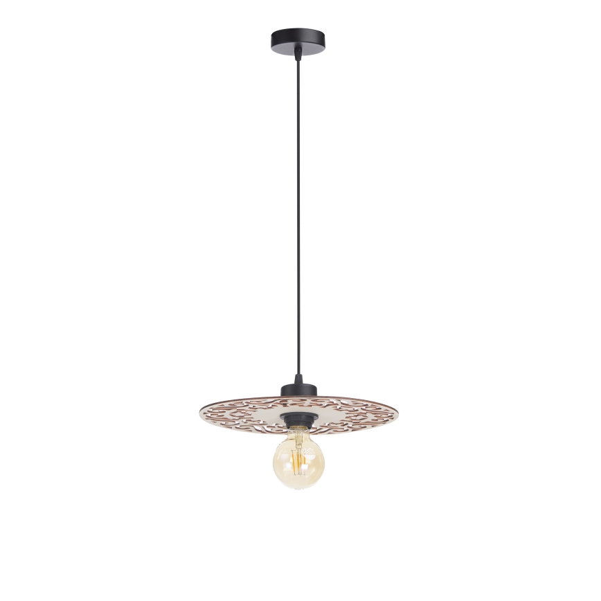 Chandelier on a string FALCO 1xE27/60W/230V d. 30 cm beige