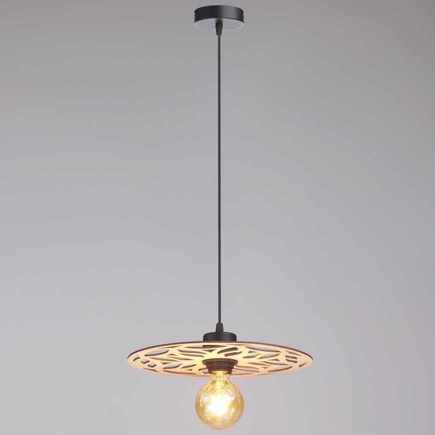 Chandelier on a string FALCO 1xE27/60W/230V d. 30 cm beige