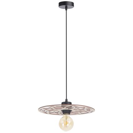 Chandelier on a string FALCO 1xE27/60W/230V d. 30 cm beige