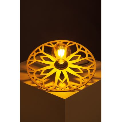 Chandelier on a string FALCO 1xE27/60W/230V d. 30 cm beige