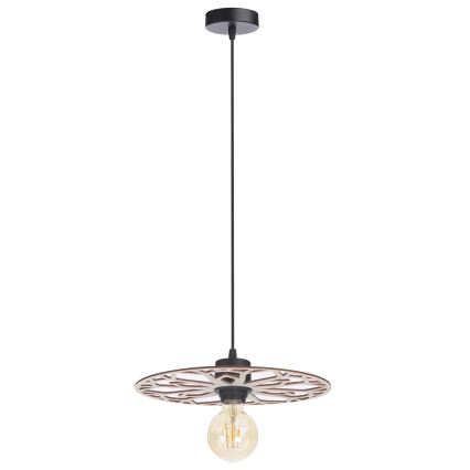 Chandelier on a string FALCO 1xE27/60W/230V d. 30 cm beige