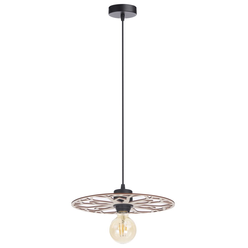 Chandelier on a string FALCO 1xE27/60W/230V d. 30 cm beige