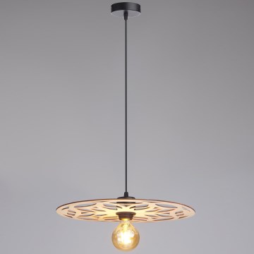 Chandelier on a string FALCO 1xE27/60W/230V d. 40 cm beige