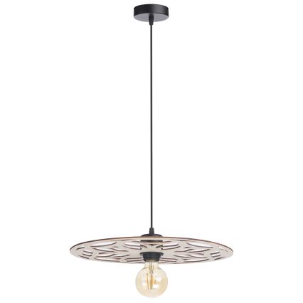 Chandelier on a string FALCO 1xE27/60W/230V d. 40 cm beige