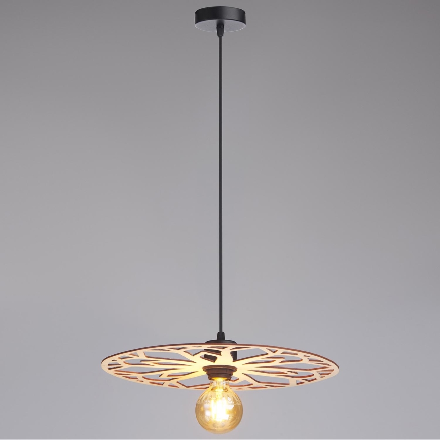 Chandelier on a string FALCO 1xE27/60W/230V d. 40 cm beige