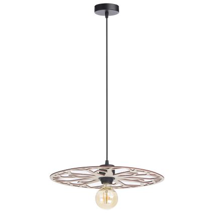 Chandelier on a string FALCO 1xE27/60W/230V d. 40 cm beige