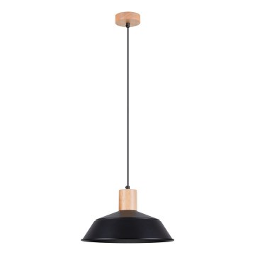Chandelier on a string FANO 1xE27/15W/230V d. 34 cm black