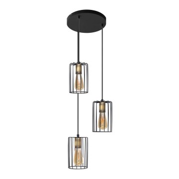 Chandelier on a string FARGO 3xE27/15W/230V