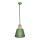 Chandelier on a string FARO 1xE27/40W/230V green/beech