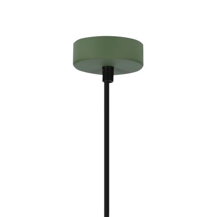 Chandelier on a string FARO 1xE27/40W/230V green/beech