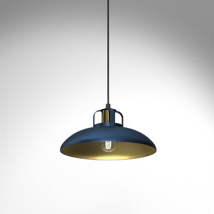 Chandelier on a string FELIX 1xE27/60W/230V blue