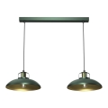 Chandelier on a string FELIX 2xE27/60W/230V green