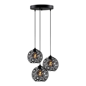 Chandelier on a string FELLINI 3xE27/100W/230V
