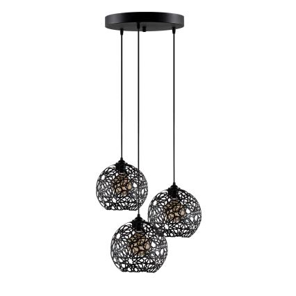 Chandelier on a string FELLINI 3xE27/100W/230V
