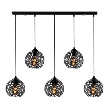 Chandelier on a string FELLINI 5xE27/100W/230V
