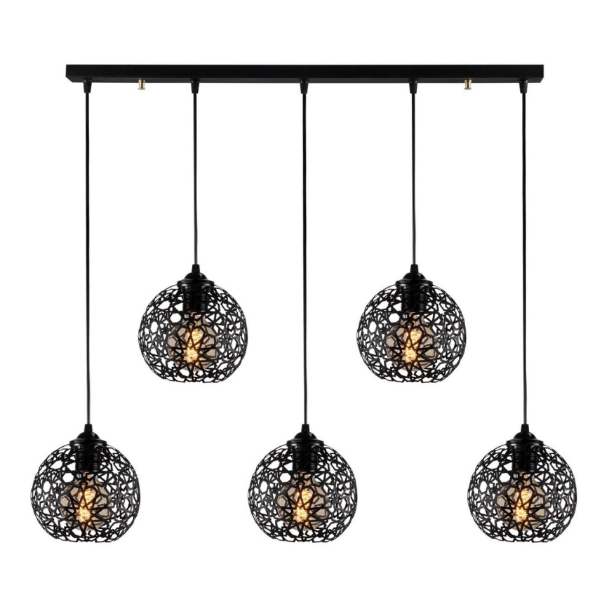 Chandelier on a string FELLINI 5xE27/100W/230V