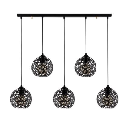 Chandelier on a string FELLINI 5xE27/100W/230V