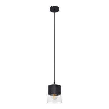 Chandelier on a string FERGIE 1xE27/15W/230V black