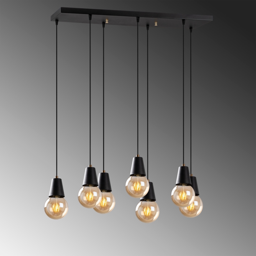 Chandelier on a string FES 7xE27/40W/230V