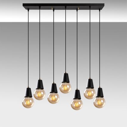Chandelier on a string FES 7xE27/40W/230V