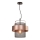 Chandelier on a string FIBA 1xE27/60W/230V Rose gold/black