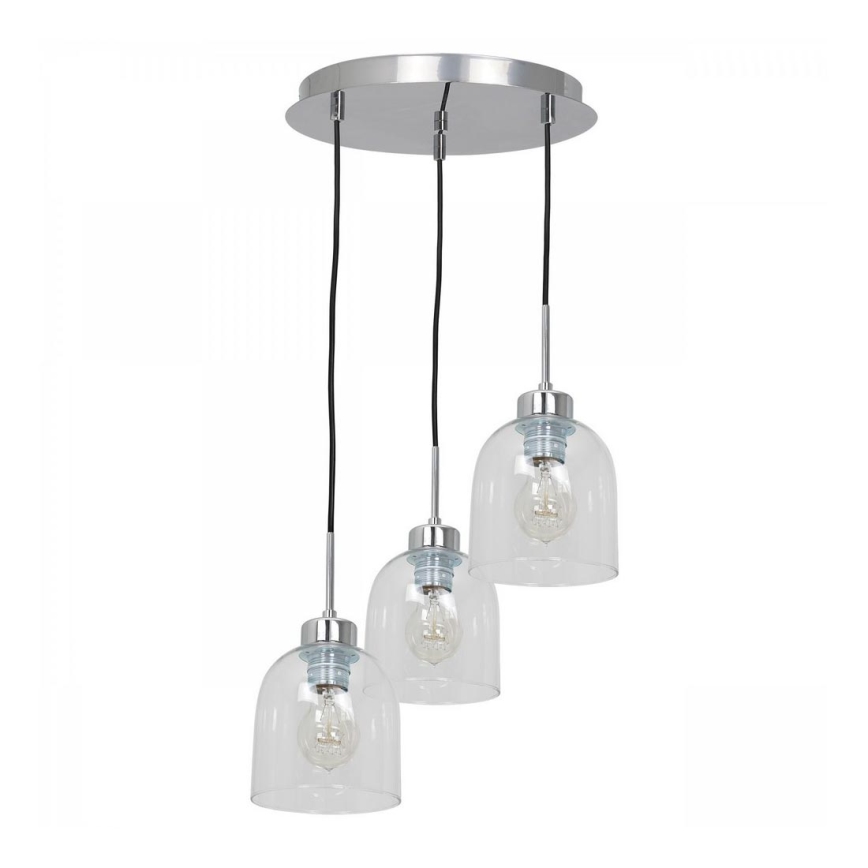 Chandelier on a string FILL 3xE27/60W/230V round