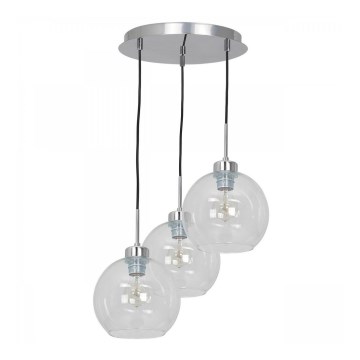 Chandelier on a string FILL 3xE27/60W/230V round