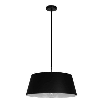 Chandelier on a string FIONA 1xE27/60W/230V ø 48 cm black