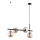 Chandelier on a string FIORE 4xE14/10W/230V black