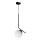 Chandelier on a string FIRA 1xE27/60W/230V black