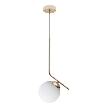 Chandelier on a string FIRA 1xE27/60W/230V gold