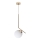 Chandelier on a string FIRA 1xE27/60W/230V gold